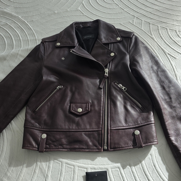 Mackage Jackets & Blazers - Mackage Rich Maroon Leather Jacket